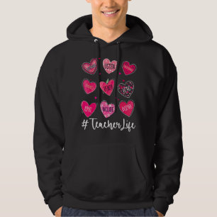 Sweet Hearts Teach Liebe Inspirierte Valentinstag  Hoodie