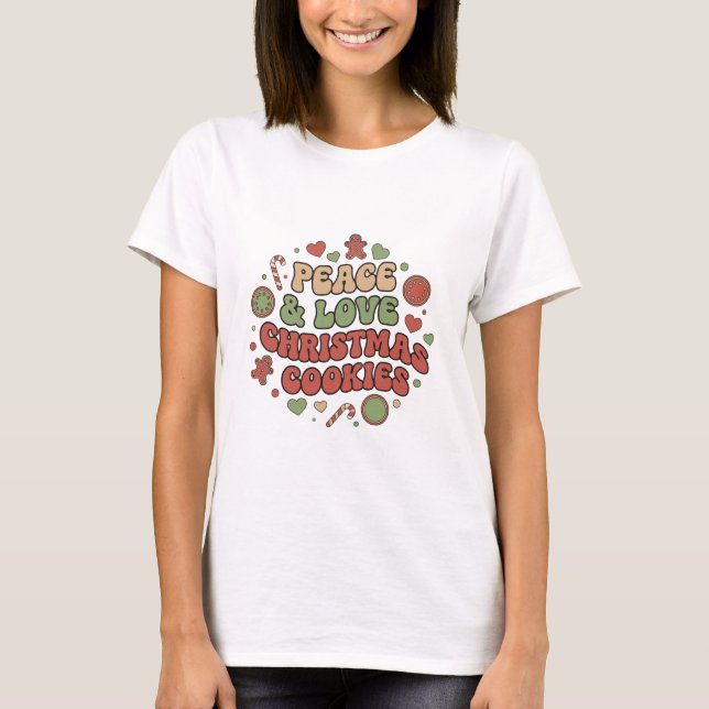 Sweet Holiday Vibes Christmas T-Shirt (Vorderseite)