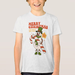 Sweet Holiday wünscht sich ein Candy Cane Weihnach Tri-Blend Shirt