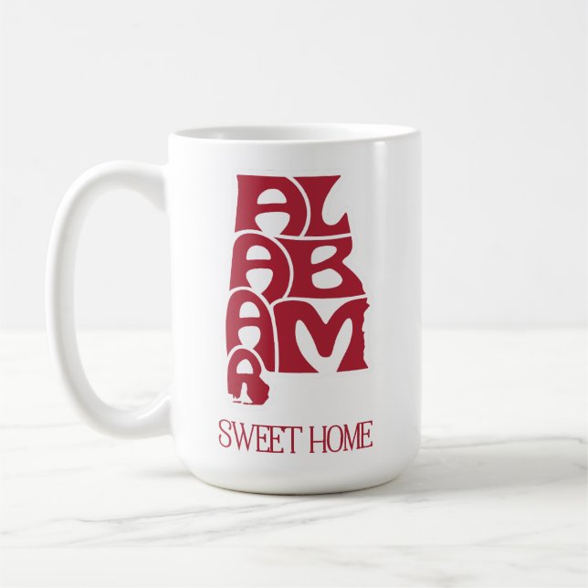 Sweet Home Alabama Crimson Kaffeetasse (Links)