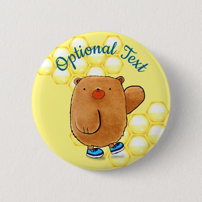Sweet Honey Bear Button (Vorderseite)
