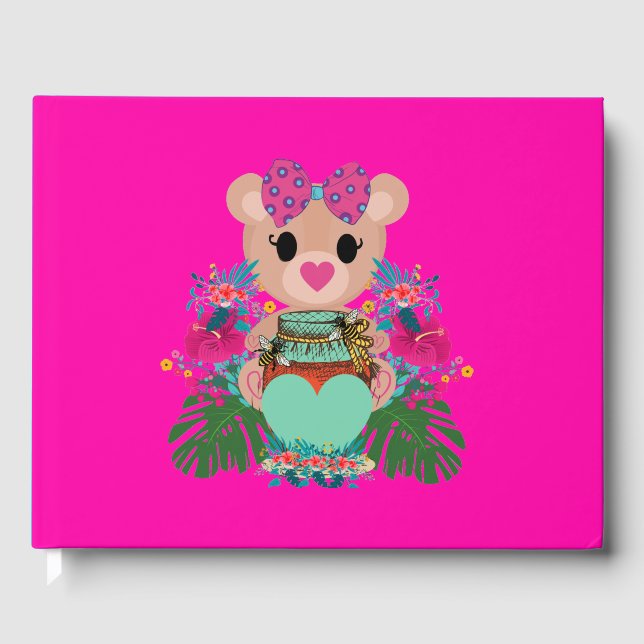 Sweet Honey Bear Gästebuch (Vorderseite)