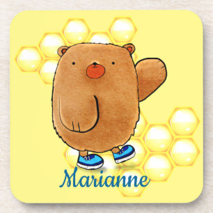 Sweet Honey Bear Getränkeuntersetzer
