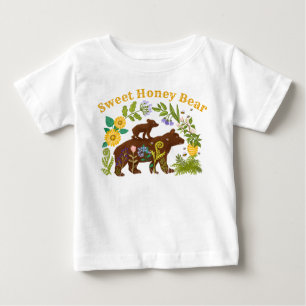 Sweet Honey Bear Mama & Baby T-shirt