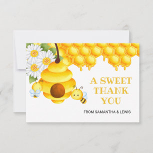 Sweet Honey Bee Danke, Card Dankeskarte