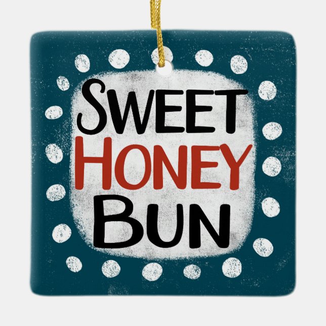 Sweet Honey Bun Ornament (Vorderseite)