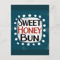 Sweet Honey Bun Postcard