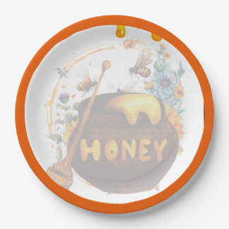 Sweet Honeybee Baby Dusche Pappteller