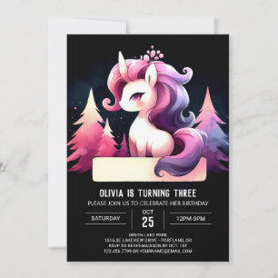 Sweet Horse Birthday Einladung