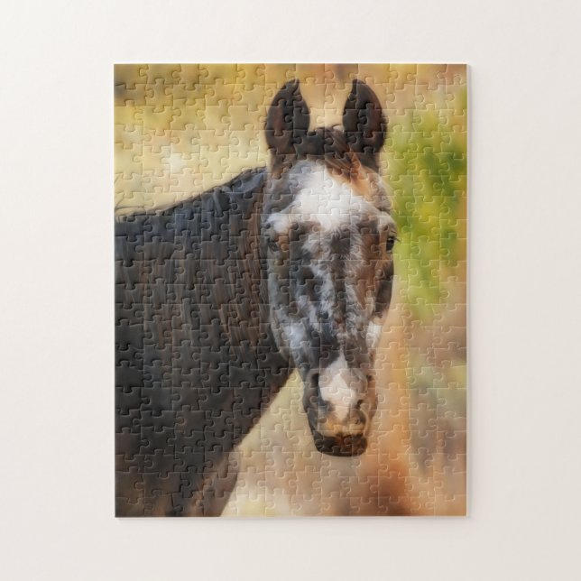 Sweet Horse Portrait Art Puzzle (Vertikal)