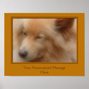 Sweet Hund Gesicht Personalisiert Poster