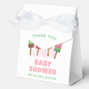 Sweet Ice Cream Popcicle Baby Dusche Geschenkschachtel