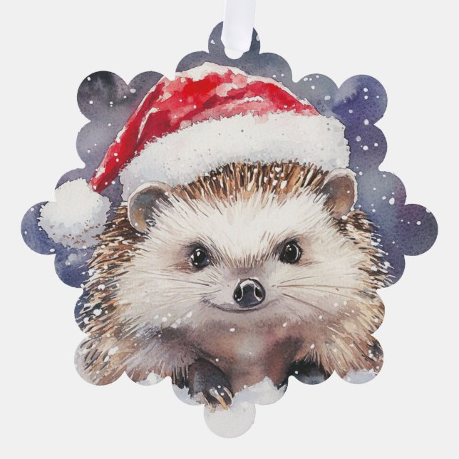 Sweet Igel Paper Ornament Card (Vorderseite)