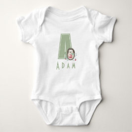 Sweet Igel Personalisiert Letter A Baby Bodysuit Baby Strampler
