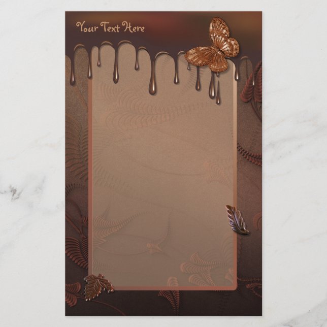 Sweet Indulgence Chocolate Briefpapier (Vorderseite)