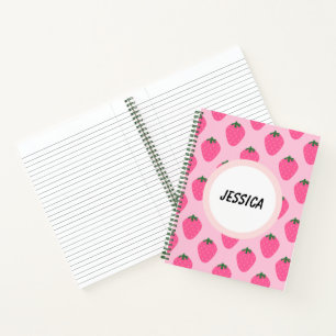 Sweet Inspiration: Personalisierte Erdbeere Notizbuch