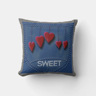 Sweet Jean of Hearts Kissen