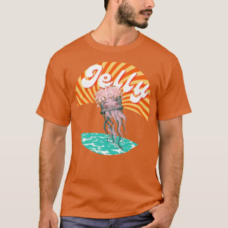 Sweet Jelly Mauve Stinger Jellyfish Design-Geschen T-Shirt