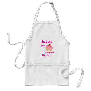 Sweet Jesus Customize mit Namen oder Initialen! Schürze
