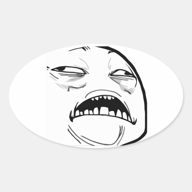 Sweet Jesus Meme - Oval Stickers (Vorderseite)