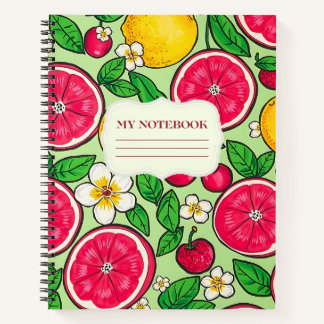 Sweet & Juicy Notebook - farbenfroh Notizbuch