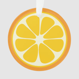 Sweet Juicy Orange tropische Zitrusfrüchte Slice Ornament