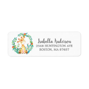 Sweet Jungle Giraffe Babydusche