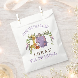 Sweet Jungle Safari Tier 1. Geburtstag Party Geschenktütchen