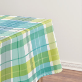 Sweet Kariert Pastel Blue Green Tischdecke