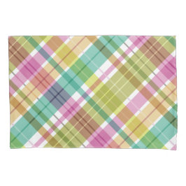 Sweet Kariert Pastel Multicolors Kissenbezug