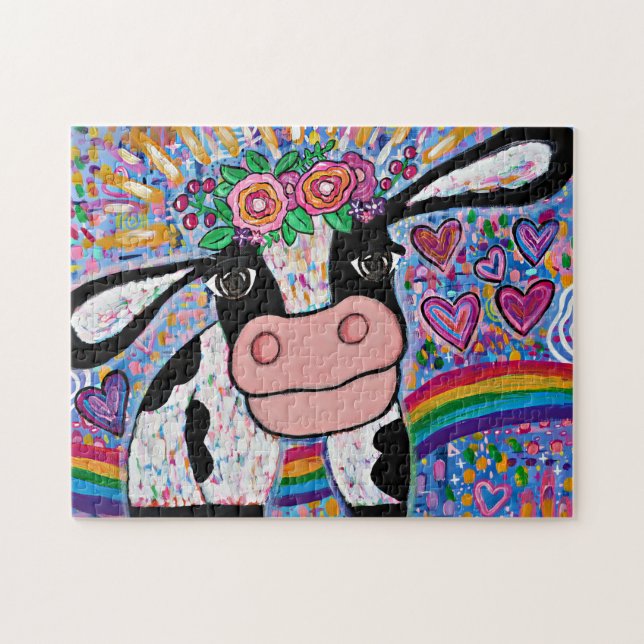 Sweet Katie Kuh Puzzle 252 Stück (Horizontal)