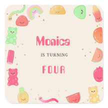 Sweet kawaii gummi Bonbons Geburtstag