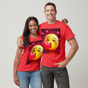 Sweet Kiss Heart Emoji T-Shirt