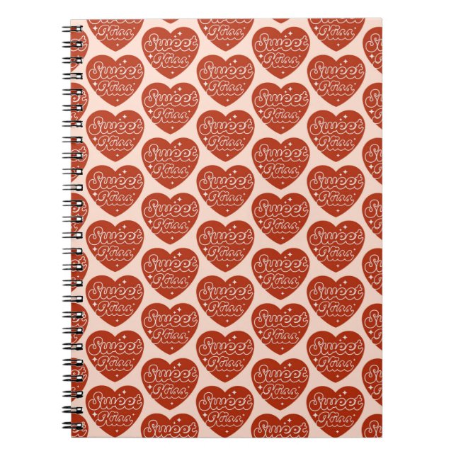 Sweet Kiss Notebook Notizblock (Vorderseite)