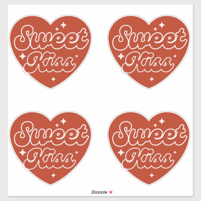 Sweet Kiss Sticker (Blatt)