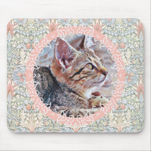 Sweet Kitten Cat Art Vintag Style Mouse Pad Mousepad