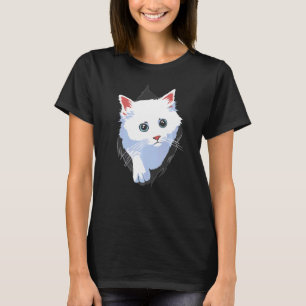 Sweet Kitten Torn Bekleidung Niedliche Katze T-Shirt