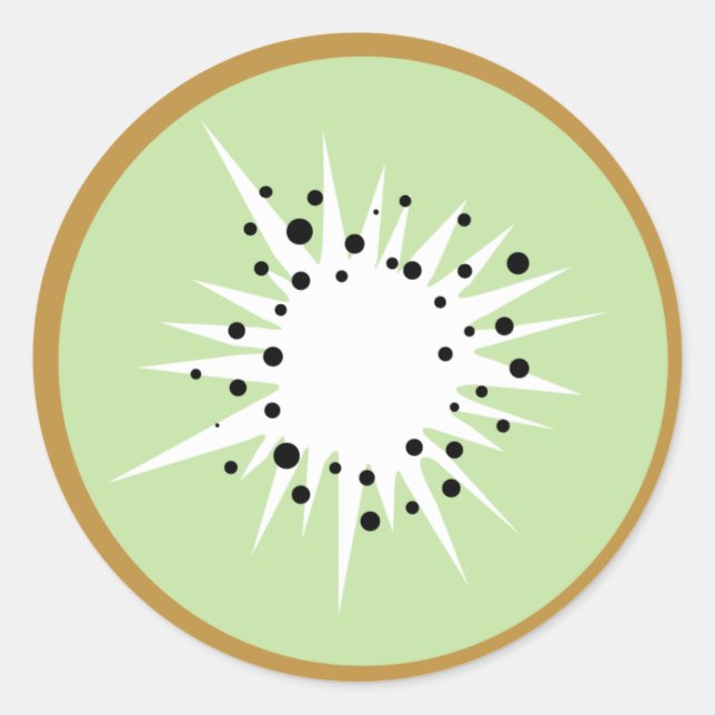 Sweet Kiwi Runder Aufkleber (Vorderseite)