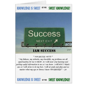 SWEET KNOWLEDGE CARD