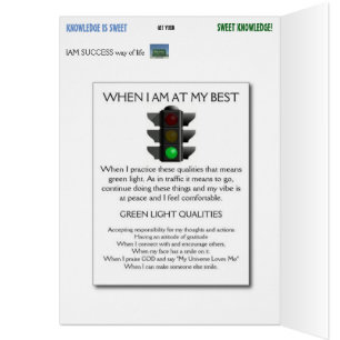 SWEET KNOWLEDGE CARD #3