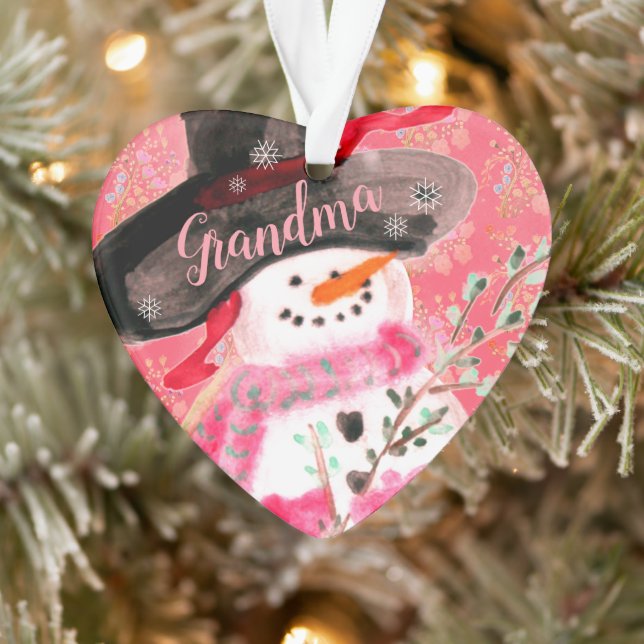 Sweet Künstlerisch Snowman Ornament (Baum)
