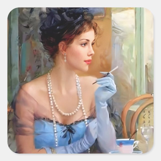 Sweet Lady Sticker (Vorderseite)