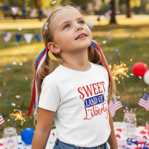 Sweet Land of Liberty 4. Juli T - Shirt für Kinder