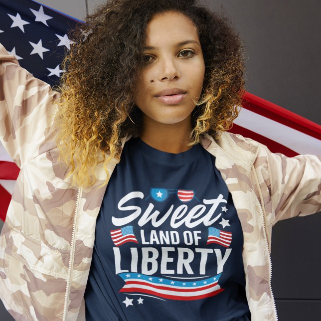 Sweet Land of Liberty Independence day  Tri-Blend Shirt (Von Creator hochgeladen)