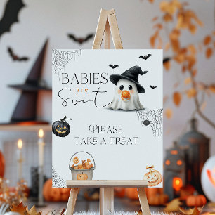 Sweet Leckerei Little Boo Baby Dusche Halloween Poster