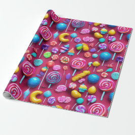 "Sweet Leckereien Candy-Themed Geschenkpapier