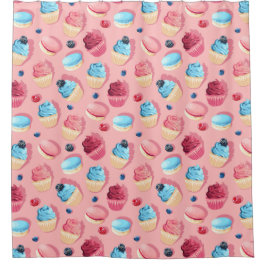 Sweet Leckereien Duschvorhang