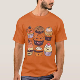 Sweet Leckereien Halloween Cupcakes Orange T - Shi T-Shirt