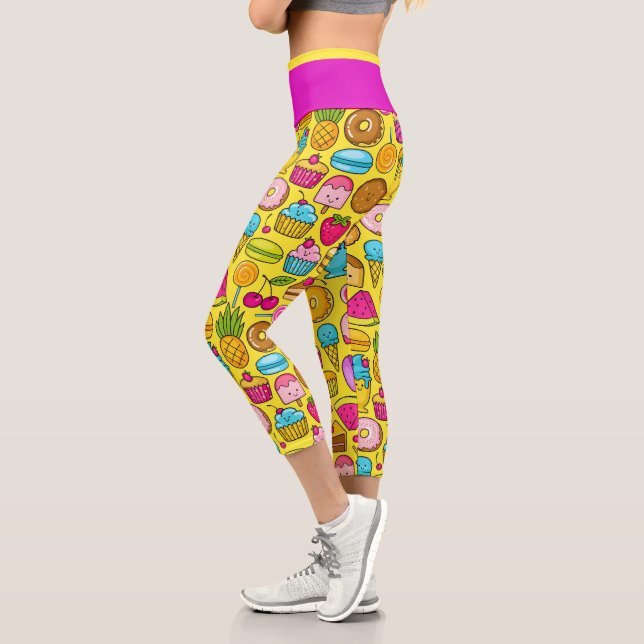 Sweet Leckereien Pop Fashion Capris Leggings (Links)