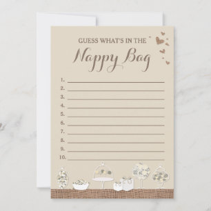 Sweet Leckereien Rustic Baby Shower Game